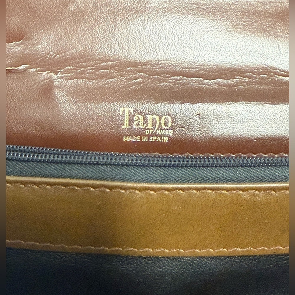 TANO Italy Genuine Leather Vintage Purse - Picture 6 of 10